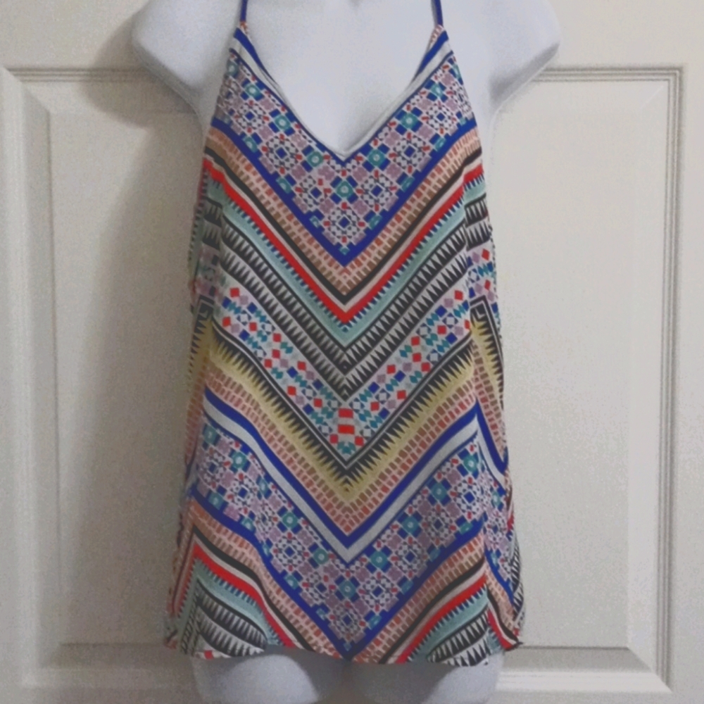 Maurices Chiffon Reversible Tank Top XS